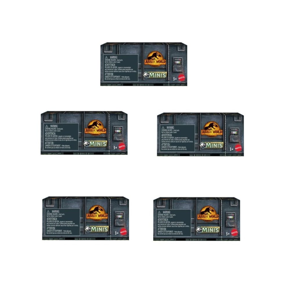 New Jurassic World Dominion Minis X 5 Blind Boxes Mystery Dinosaurs Toy Figures